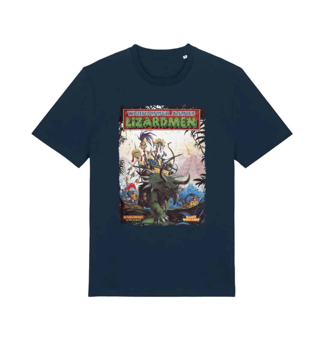 French Navy Printed T-shirt